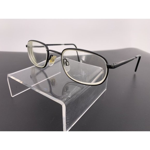 Randolph Engineering U.S.A. Eyeglasses RE 350 Flex Hinge Black 48/21/145 (AB23) - Picture 1 of 8